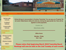 Tablet Screenshot of crockery-township.org